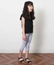KJKFM50019 a.v.v KIDS(アー・ヴェ・ヴェ) [100-130]【接触冷感】セーラーカラーカットソー[WEB限定サイズ] ブラック