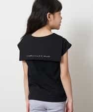 KJKFM50019 a.v.v KIDS(アー・ヴェ・ヴェ) [100-130]【接触冷感】セーラーカラーカットソー[WEB限定サイズ] ブラック