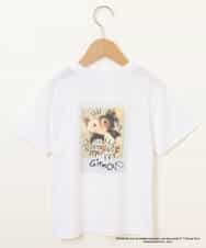 KJKFM85024 a.v.v KIDS(アー・ヴェ・ヴェ) [100-130]【数量限定】レトロキャラクターTシャツ[WEB限定サイズ] ラベンダー