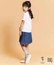 KJKFM85024 a.v.v KIDS(アー・ヴェ・ヴェ) [100-130]【数量限定】レトロキャラクターTシャツ[WEB限定サイズ] ラベンダー