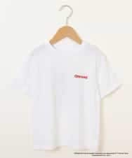 KJKFM85024 a.v.v KIDS(アー・ヴェ・ヴェ) [100-130]【数量限定】レトロキャラクターTシャツ[WEB限定サイズ] アイボリー