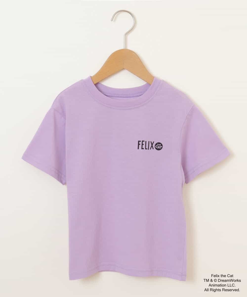 KJKFN85029 a.v.v KIDS(アー・ヴェ・ヴェ) [140-150]【数量限定】レトロキャラクターTシャツ ラベンダー