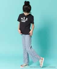 KJKFN85029 a.v.v KIDS(アー・ヴェ・ヴェ) [140-150]【数量限定】レトロキャラクターTシャツ ラベンダー
