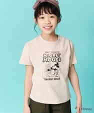 KJKFN85029 a.v.v KIDS(アー・ヴェ・ヴェ) [140-150]【数量限定】レトロキャラクターTシャツ ラベンダー