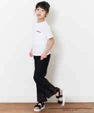 KJKFN85029 a.v.v KIDS(アー・ヴェ・ヴェ) [140-150]【数量限定】レトロキャラクターTシャツ ラベンダー