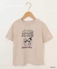KJKFN85029 a.v.v KIDS(アー・ヴェ・ヴェ) [140-150]【数量限定】レトロキャラクターTシャツ ベージュ