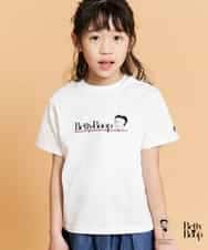 KJKFN85029 a.v.v KIDS(アー・ヴェ・ヴェ) [140-150]【数量限定】レトロキャラクターTシャツ ホワイト