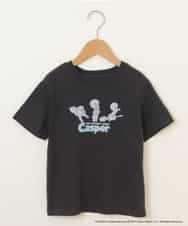 KJKFN85029 a.v.v KIDS(アー・ヴェ・ヴェ) [140-150]【数量限定】レトロキャラクターTシャツ ダークグレー