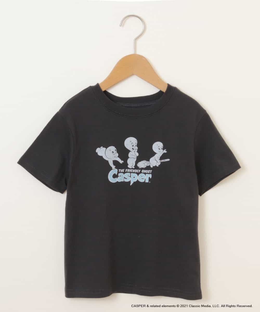 KJKFN85029 a.v.v KIDS(アー・ヴェ・ヴェ) [140-150]【数量限定】レトロキャラクターTシャツ ダークグレー
