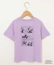 KJKFO85034 a.v.v KIDS(アー・ヴェ・ヴェ) [160]【数量限定】レトロキャラクターTシャツ[WEB限定サイズ] ラベンダー
