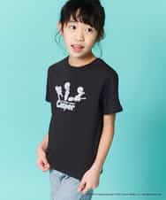 KJKFO85034 a.v.v KIDS(アー・ヴェ・ヴェ) [160]【数量限定】レトロキャラクターTシャツ[WEB限定サイズ] ラベンダー
