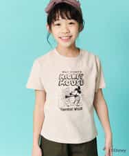 KJKFO85034 a.v.v KIDS(アー・ヴェ・ヴェ) [160]【数量限定】レトロキャラクターTシャツ[WEB限定サイズ] ラベンダー