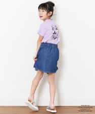 KJKFO85034 a.v.v KIDS(アー・ヴェ・ヴェ) [160]【数量限定】レトロキャラクターTシャツ[WEB限定サイズ] ラベンダー