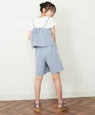 KJKFP46024 a.v.v KIDS(アー・ヴェ・ヴェ) [100-130]【セットアップ対応】ツイードライクドッキングカットソー ピンク