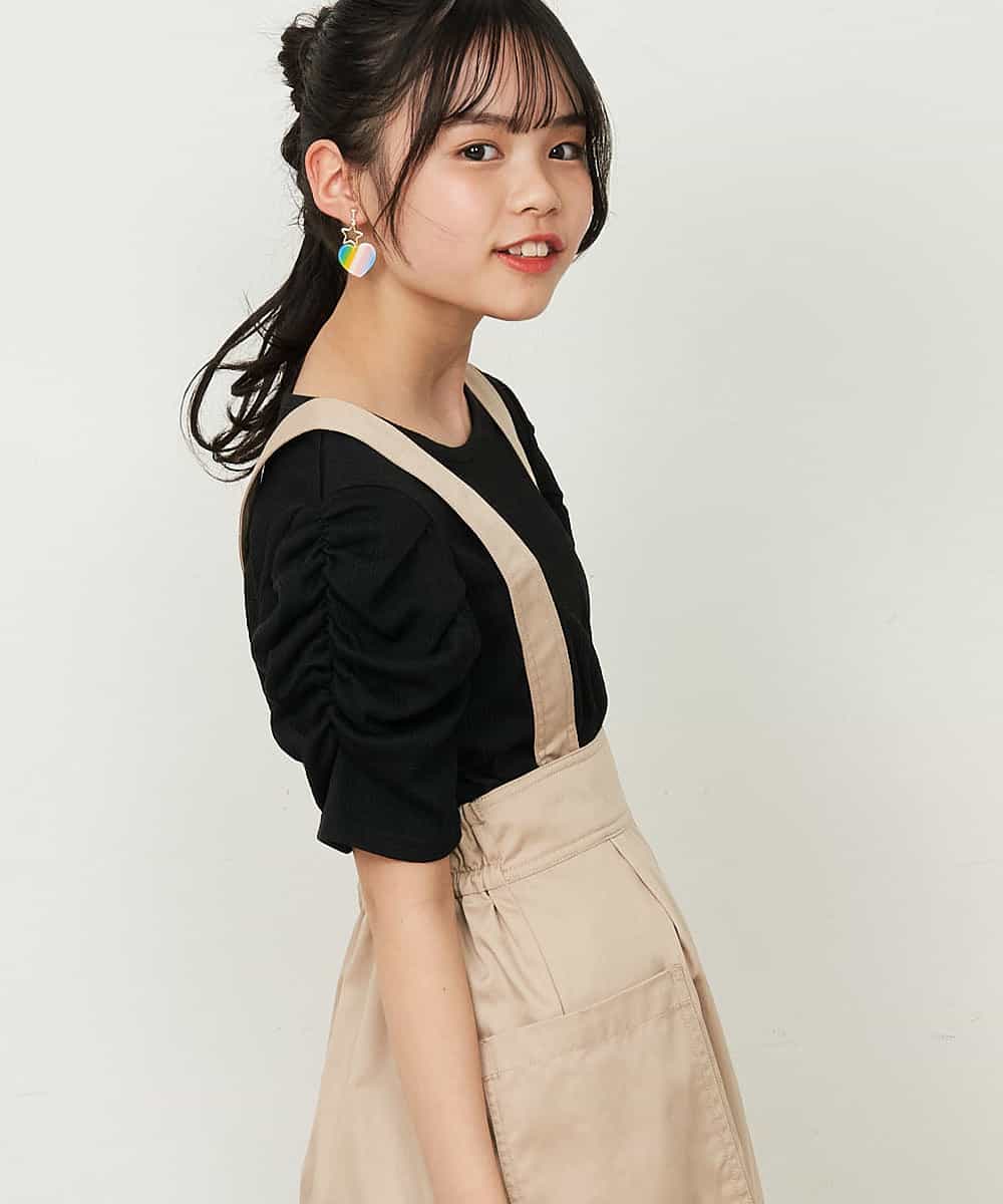 KJKFP51019 a.v.v KIDS(アー・ヴェ・ヴェ) [100-130]袖コンシャスヨウリュウカットソー ライトブルー