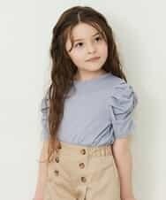 KJKFP51019 a.v.v KIDS(アー・ヴェ・ヴェ) [100-130]袖コンシャスヨウリュウカットソー ライトブルー