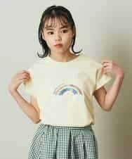 KJKFP54019 a.v.v KIDS(アー・ヴェ・ヴェ) [100-130]アイスタッチレモンコレクションTシャツ ピンク