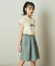 KJKFP54019 a.v.v KIDS(アー・ヴェ・ヴェ) [100-130]アイスタッチレモンコレクションTシャツ ピンク