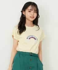 KJKFP54019 a.v.v KIDS(アー・ヴェ・ヴェ) [100-130]アイスタッチレモンコレクションTシャツ ピンク