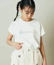 KJKFP54019 a.v.v KIDS(アー・ヴェ・ヴェ) [100-130]アイスタッチレモンコレクションTシャツ ピンク