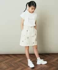 KJKFP54019 a.v.v KIDS(アー・ヴェ・ヴェ) [100-130]アイスタッチレモンコレクションTシャツ ピンク
