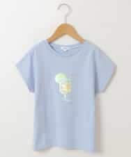 KJKFP54019 a.v.v KIDS(アー・ヴェ・ヴェ) [100-130]アイスタッチレモンコレクションTシャツ ピンク