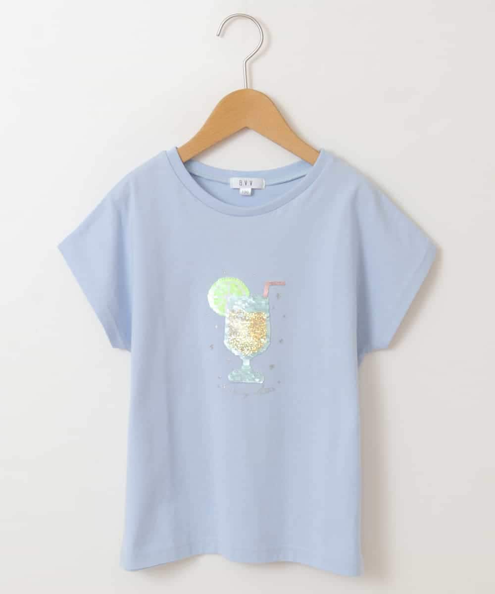 KJKFP54019 a.v.v KIDS(アー・ヴェ・ヴェ) [100-130]アイスタッチレモンコレクションTシャツ ピンク