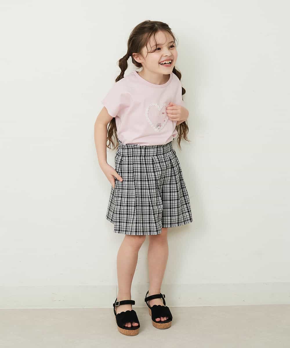 KJKFP54019 a.v.v KIDS(アー・ヴェ・ヴェ) [100-130]アイスタッチレモンコレクションTシャツ ピンク