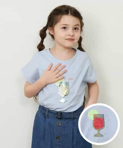 KJKFP54019 a.v.v KIDS [100-130]アイスタッチレモンコレクションTシャツ