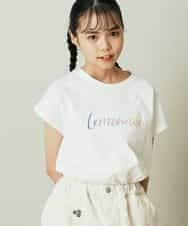 KJKFP54019 a.v.v KIDS(アー・ヴェ・ヴェ) [100-130]アイスタッチレモンコレクションTシャツ ホワイト