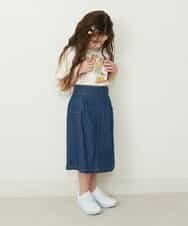 KJKFP84024 a.v.v KIDS(アー・ヴェ・ヴェ) [100-130]サンレモコラボプリントTシャツ ホワイト