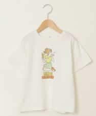 KJKFP84024 a.v.v KIDS(アー・ヴェ・ヴェ) [100-130]サンレモコラボプリントTシャツ ホワイト