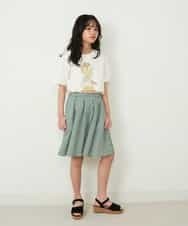 KJKFQ84029 a.v.v KIDS(アー・ヴェ・ヴェ) [140-150]サンレモコラボプリントTシャツ ホワイト