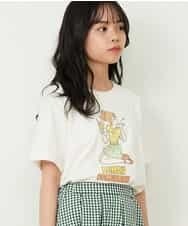 KJKFQ84029 a.v.v KIDS(アー・ヴェ・ヴェ) [140-150]サンレモコラボプリントTシャツ ホワイト