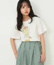 KJKFQ84029 a.v.v KIDS(アー・ヴェ・ヴェ) [140-150]サンレモコラボプリントTシャツ ホワイト