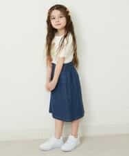 KJKFQ84029 a.v.v KIDS(アー・ヴェ・ヴェ) [140-150]サンレモコラボプリントTシャツ ホワイト