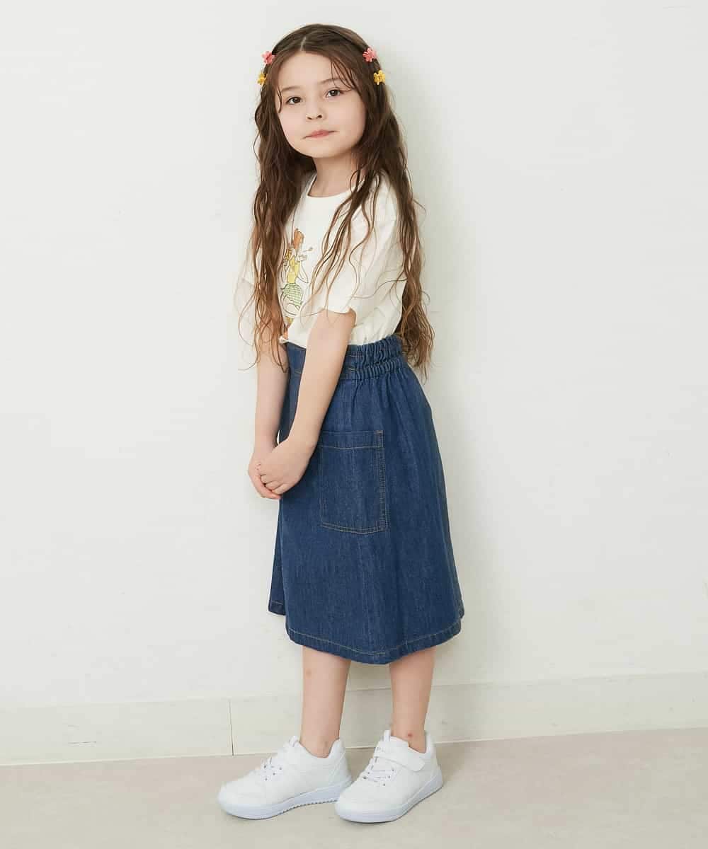 KJKFQ84029 a.v.v KIDS(アー・ヴェ・ヴェ) [140-150]サンレモコラボプリントTシャツ ホワイト