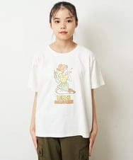 KJKFR84034 a.v.v KIDS(アー・ヴェ・ヴェ) [160]サンレモコラボプリントTシャツ ホワイト