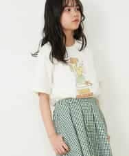 KJKFR84034 a.v.v KIDS(アー・ヴェ・ヴェ) [160]サンレモコラボプリントTシャツ ホワイト