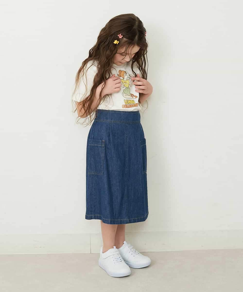 KJKFR84034 a.v.v KIDS(アー・ヴェ・ヴェ) [160]サンレモコラボプリントTシャツ ホワイト