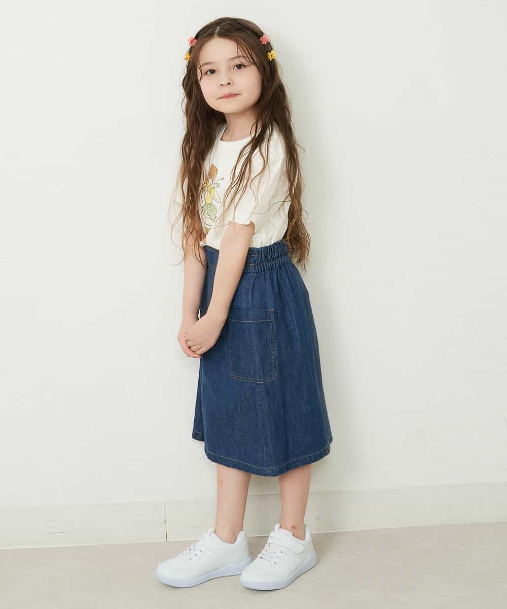 KJKFR84034 a.v.v KIDS(アー・ヴェ・ヴェ) [160]サンレモコラボプリントTシャツ ホワイト