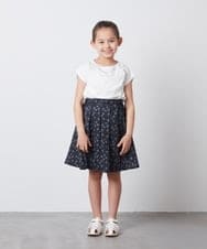 KJKFS53019 a.v.v KIDS(アー・ヴェ・ヴェ) [100-130]ネックレスモチーフＴシャツ ピンク