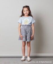 KJKFS80029 a.v.v KIDS(アー・ヴェ・ヴェ) [100-140]すみっコぐらしスパンコールＴシャツ ピンク