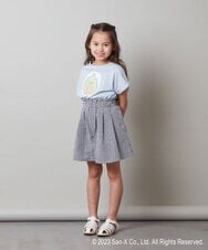 KJKFS80029 a.v.v KIDS(アー・ヴェ・ヴェ) [100-140]すみっコぐらしスパンコールＴシャツ ピンク