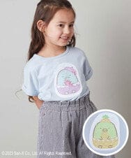 100-140]すみっコぐらしスパンコールTシャツ(カットソー・T