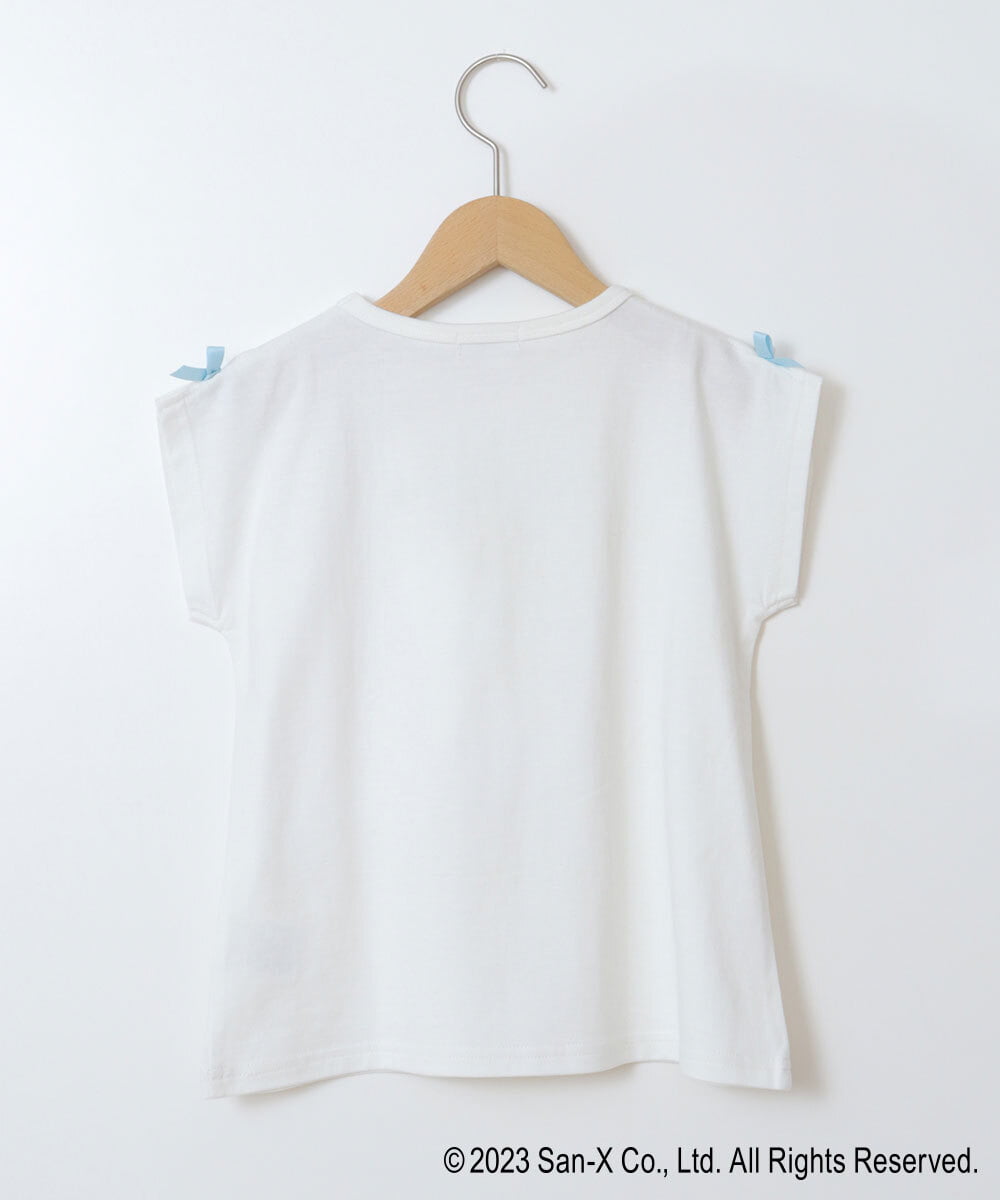 100-140]すみっコぐらし袖リボンＴシャツ(カットソー・Tシャツ