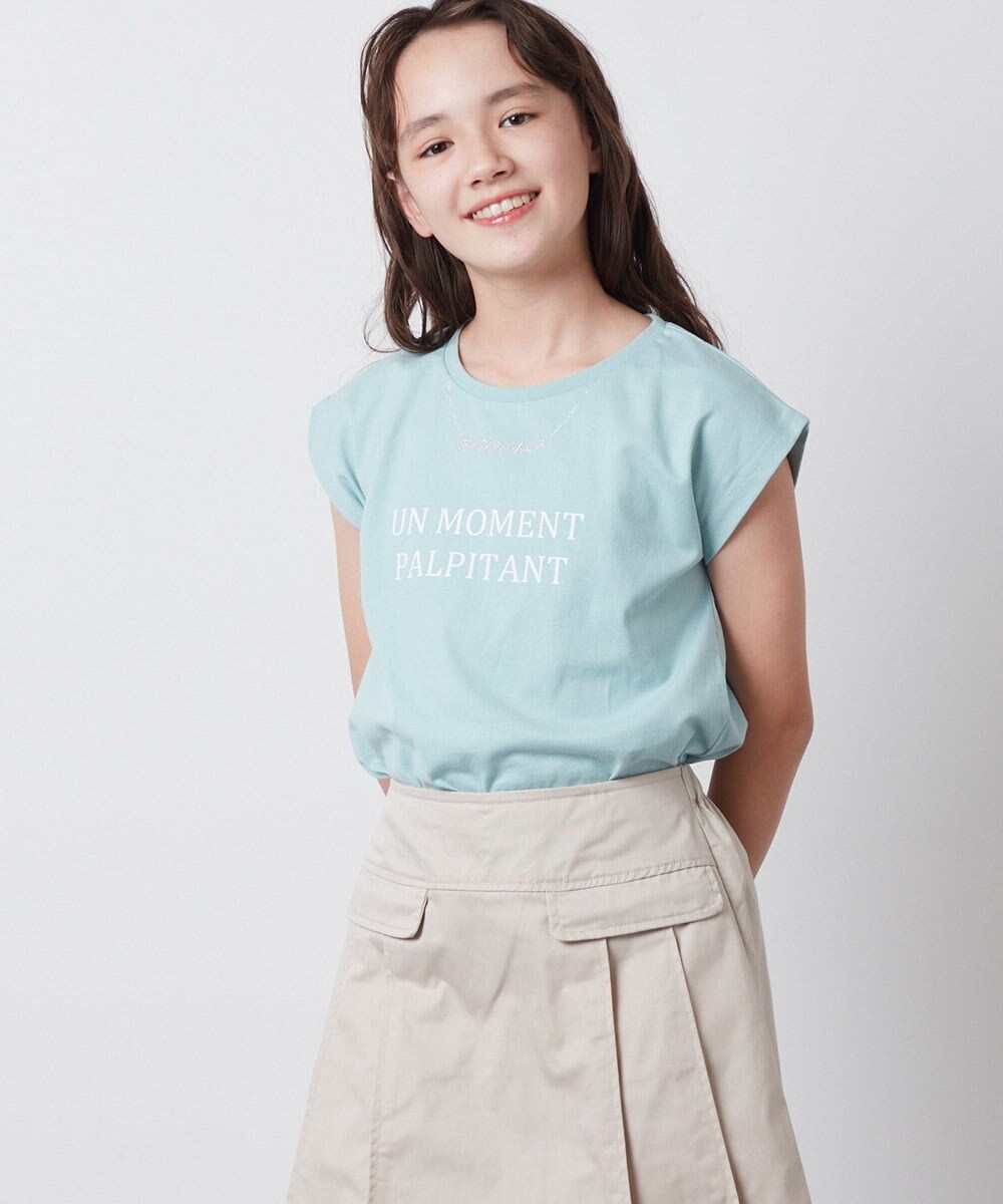 140-150]ネックレスモチーフＴシャツ(カットソー・Tシャツ) | a.v.v