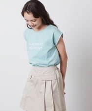 KJKFT53024 a.v.v KIDS(アー・ヴェ・ヴェ) [140-150]ネックレスモチーフＴシャツ ブラック