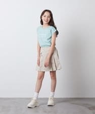 KJKFT53024 a.v.v KIDS(アー・ヴェ・ヴェ) [140-150]ネックレスモチーフＴシャツ ブラック