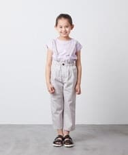 KJKFT53024 a.v.v KIDS(アー・ヴェ・ヴェ) [140-150]ネックレスモチーフＴシャツ ブラック